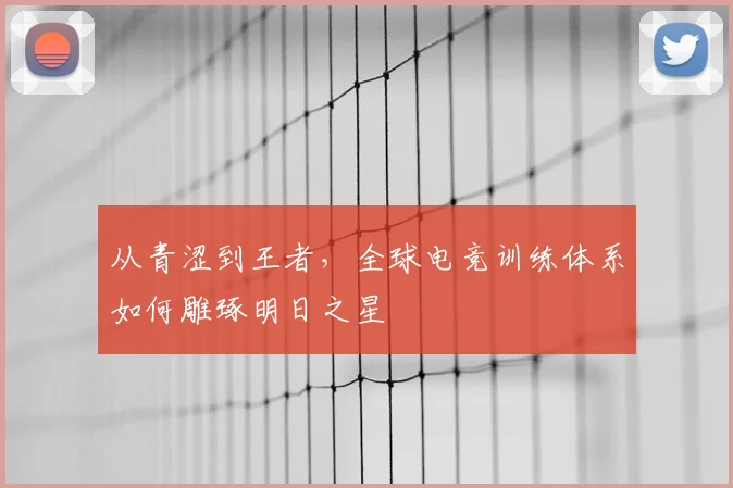 从青涩到王者，全球电竞训练体系如何雕琢明日之星